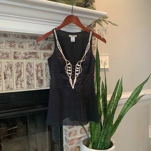 Kenzie Beaded Sheer Top